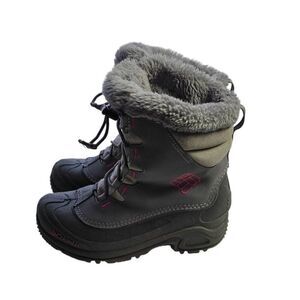 Columbia Grey Girls Winter Boots Size 4